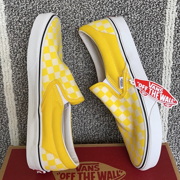 Vans Classic Slip-On Checkerboard Cybrylwtrwt MENS - Picture 12 of 16